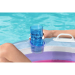 Nafukovací kruh dvojitý 186 x 116 cm, dúhový - Bestway 43648