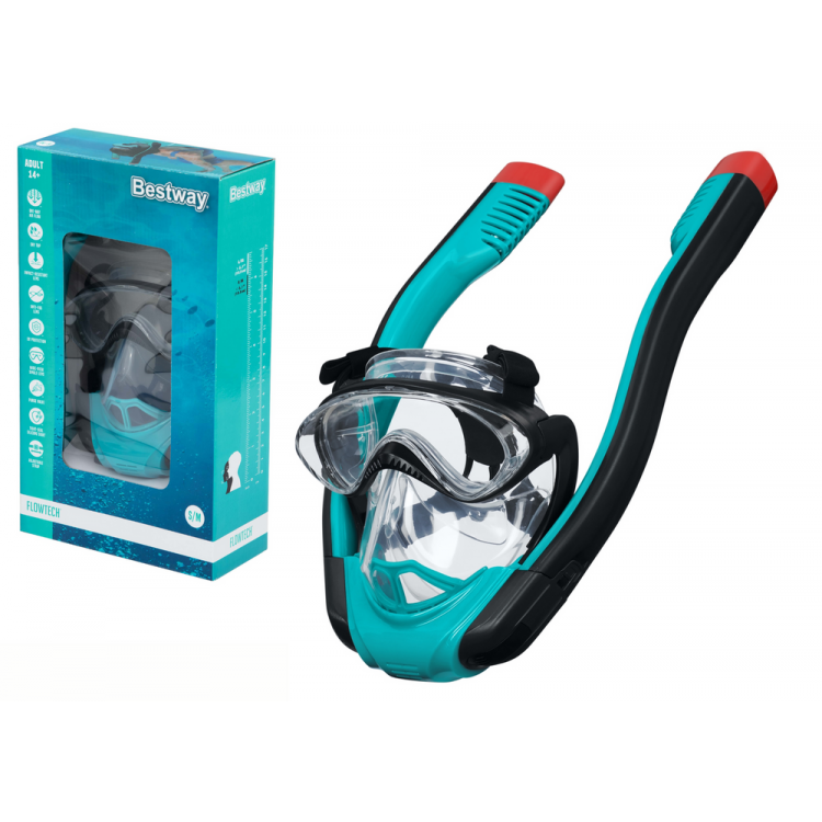 Celotvárová maska na potápanie S/M Bestway 24060 Celotvárová maska na potápanie S/M Bestway 24060