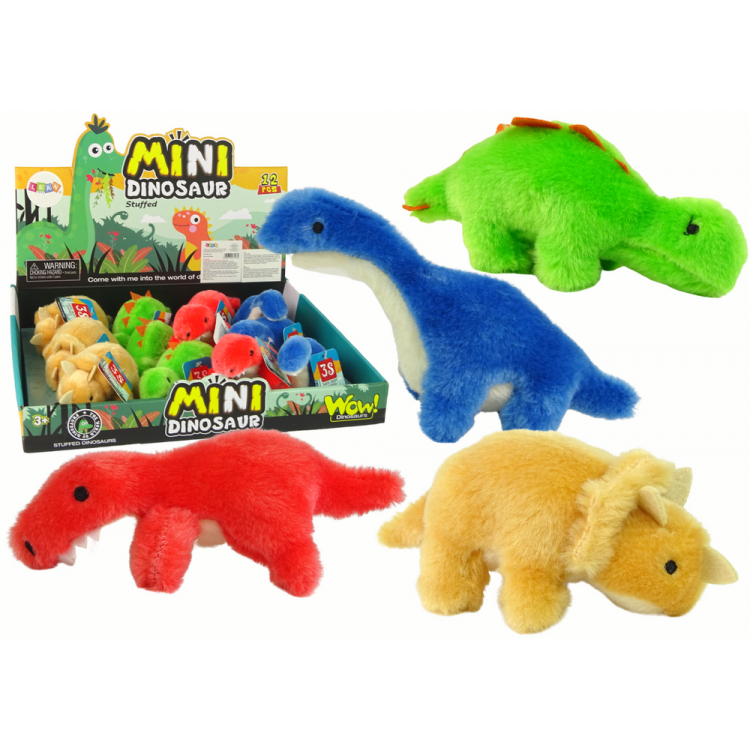 Mini plyšové zvieratko Dinosaurus – Mix farieb Mini plyšové zvieratko Dinosaurus – Mix farieb