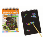 Vyškrabovací notes - oranžový