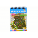 Vyškrabovací notes - modrý