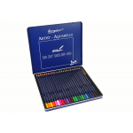 Sada akvarelových pasteliek v kovovej krabičke - 24ks