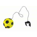 Futbalová lopta na gumičke – žltá 6cm Futbalová lopta na gumičke – žltá 6cm
