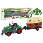 RC Traktor s poľnohospodárskym prívesom 1:24, diaľkové ovládanie