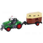 RC Traktor s poľnohospodárskym prívesom 1:24, diaľkové ovládanie