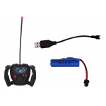 Diaľkovo ovládaný RC traktor s prívesom 1:16 zelený