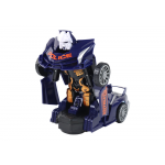 Policajné auto robotické 2v1 Transformers - námornícka modrá