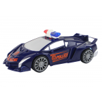 Policajné auto robotické 2v1 Transformers - námornícka modrá