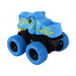 Modrá štvorkolka na trecí pohon – T-Rex