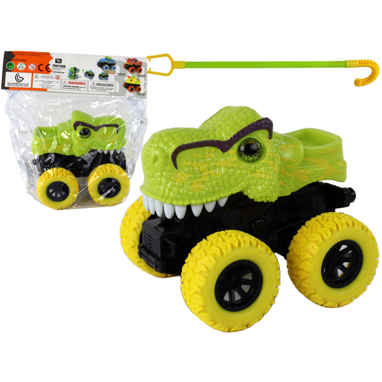 Zelená štvorkolka na trecí pohon – T-Rex Zelená štvorkolka na trecí pohon – T-Rex