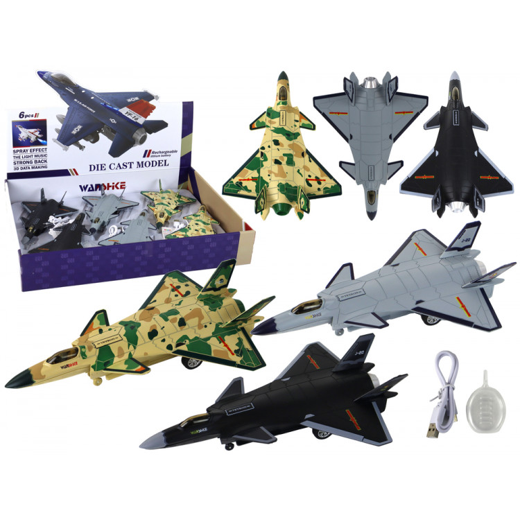 Model lietadla s trecím pohonom, nabíjačka - 3 typy