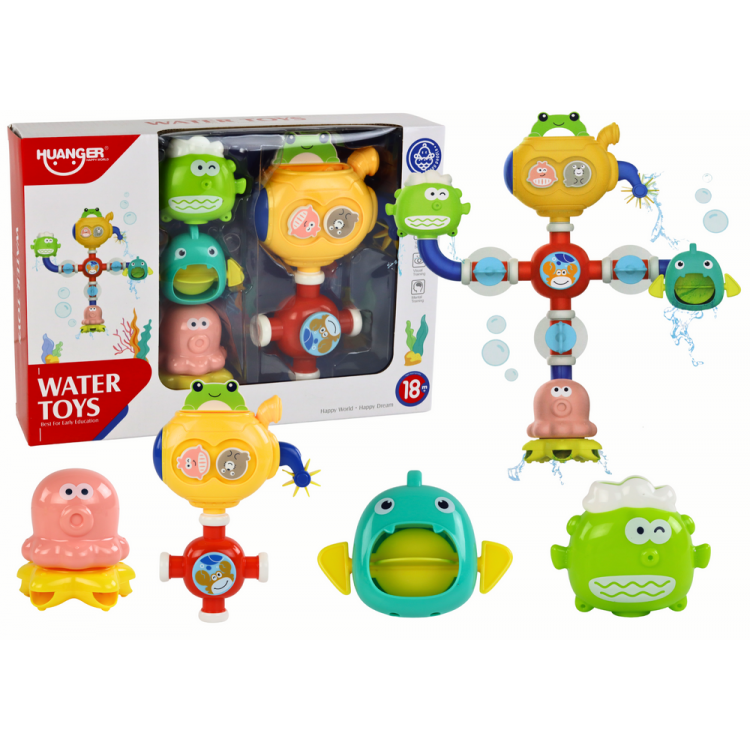 Vodná hračka do vane na prísavky - robot