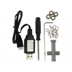 R/C terénne auto s pohonom 4 kolies - žlté 2,4G