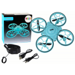 RC Dron modrý