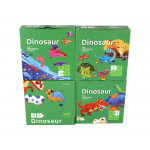 Puzzle svet Dinosaurov 4v1 – 73 ks.