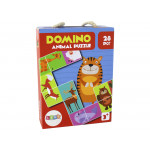 Logická hra obojstranné puzzle - Zvieratká