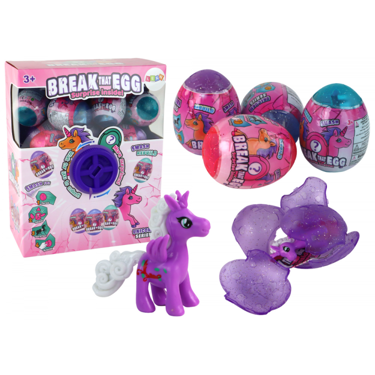 Magické vajce Glitter Unicorn – 12 kusov