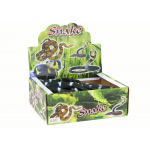 Gumený hadík – čierny s bielymi pruhmi