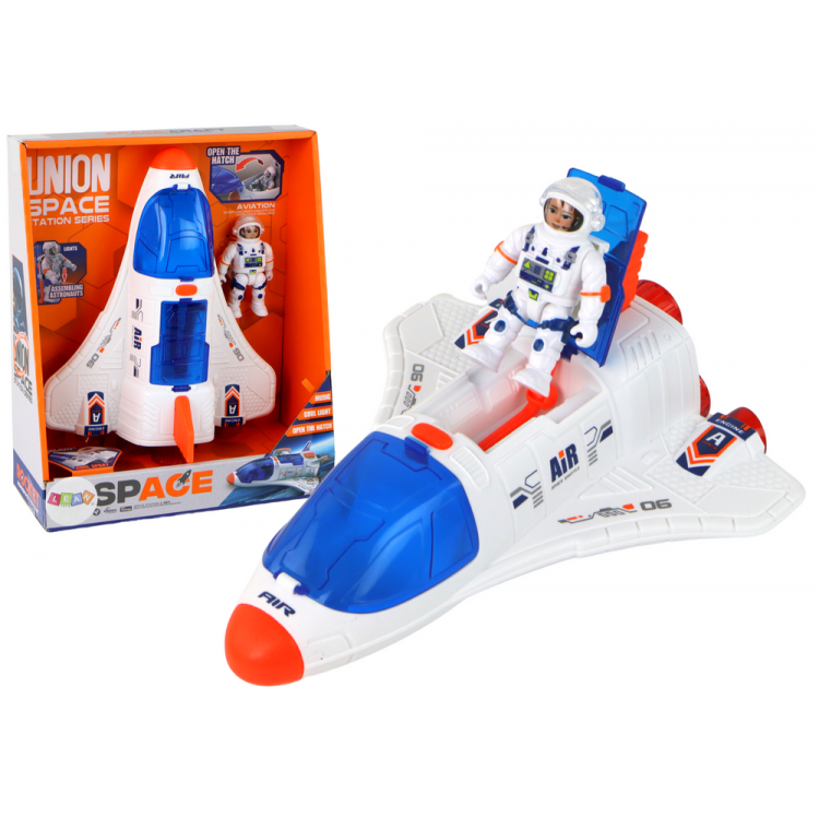 Vesmírna súprava – Raketa s kozmonautom