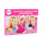 Sada edukačných magnetických puzzle – Fashion bábiky