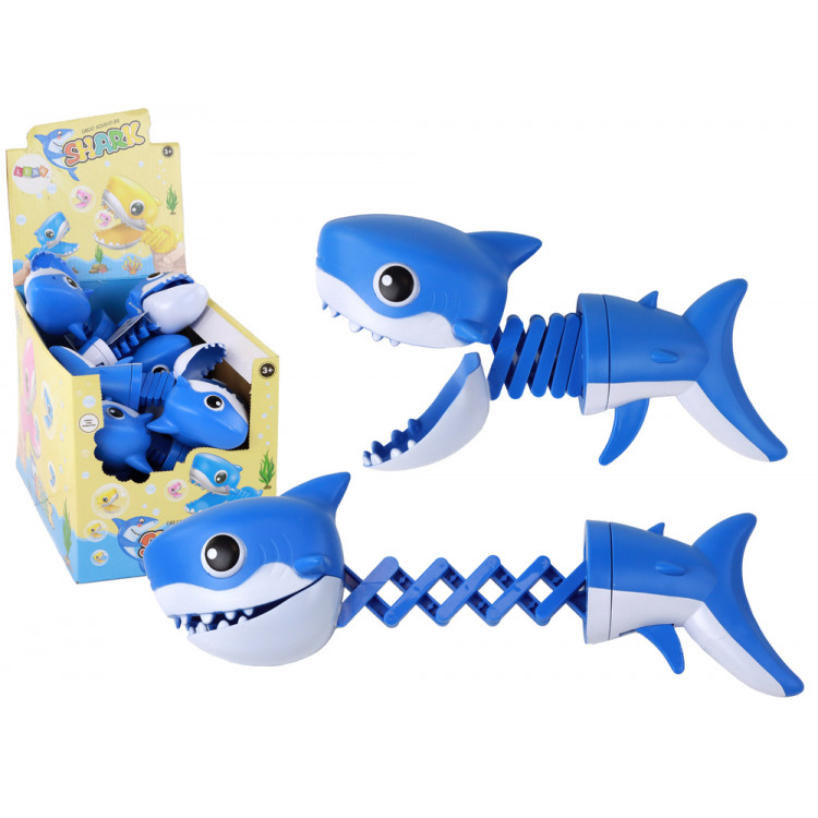 Detská pištoľ - vystreľovací žralok modrý