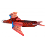 Dinosaurus – Penové lietadlo červené
