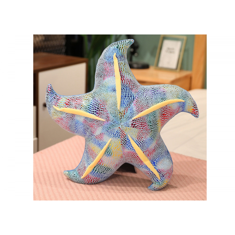 Plyšová hračka – Vankúš Hviezdica 45 cm, modrá