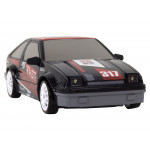 Čierne športové autíčko R/C – 1:24