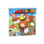 Arkádová rodinná hra - Postavte si kuracie hniezdo s palicami