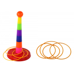 Hra Hádzanie pohárov a obručí na cieľ