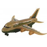 Vojenské lietadlo RC - hnedé