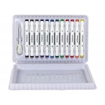 Sada farebných fixiek, vodoznakové - 12 kusov