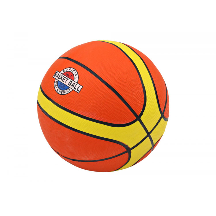 Basketbalová lopta 7-9 libier veľkosť 7 – oranžovo žltá