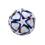 Futbalová lopta 24 cm, veľkosť 5- biela, vzor hviezdy