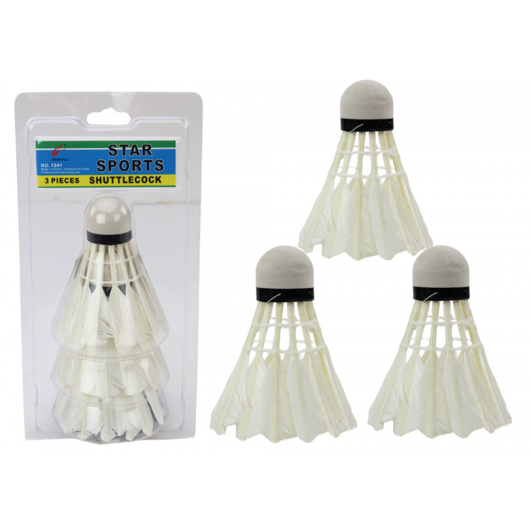 Sada 3 bedmintonových košíkov