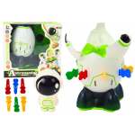 Arkádová hra - Kozmonaut skákajúci z vesmírnej rakety