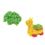 Squishy polystyrénové guličky - zelené