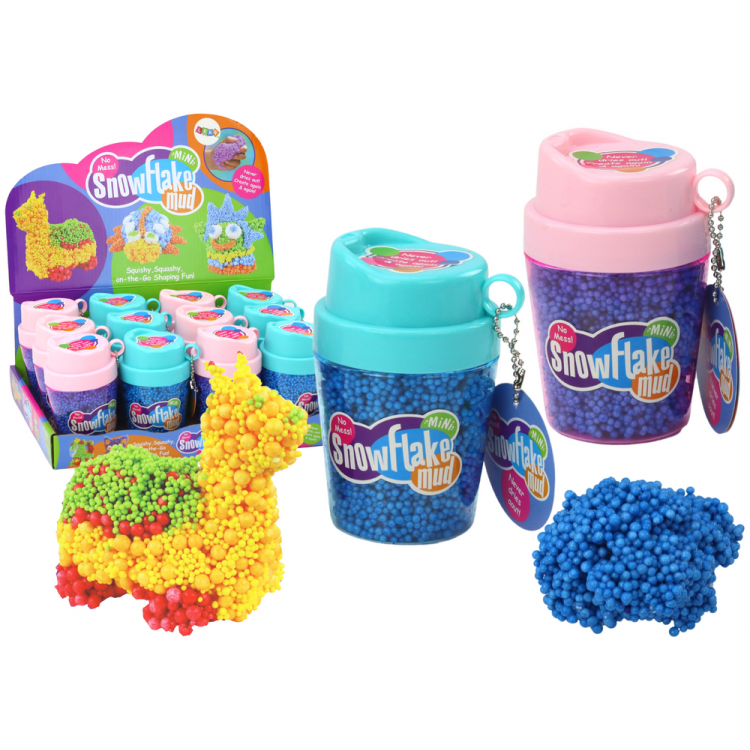Squishy polystyrénové guličky - modré