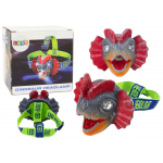 Čelovka Dinosaurus, 3 LED diódy, nastaviteľná