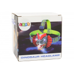 Čelovka Dinosaurus, 3 LED diódy, nastaviteľná
