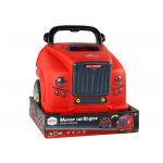 Súprava motora z auta na šrobovanie - červený