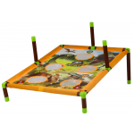 Arkádová hra – Hoď vrecko, obruč – dinosaurus