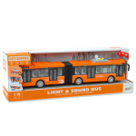 Mestský oranžový autobus 1:16 – svetelné a zvukové efekty