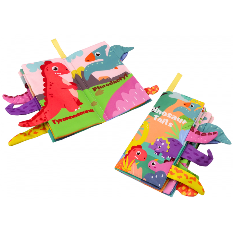 Mäkká šuštiaca kniha Dinosaury