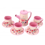 Čajová súprava ružová – 12ks.