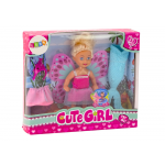 Mini bábika Morská panna a víla 2v1