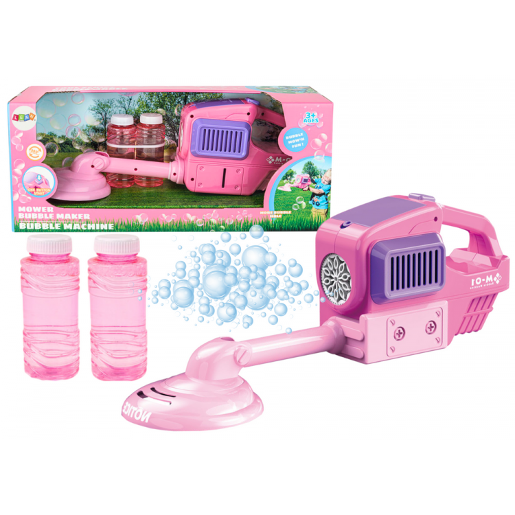 Stroj na bubliny Vyžínač na trávu - ružová