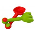 Súprava na piesok so sprchou – Dinosaurus, 6 formičiek a náradie