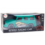 RC auto na diaľkové ovládanie s dinosaurom 1:10 - zelené