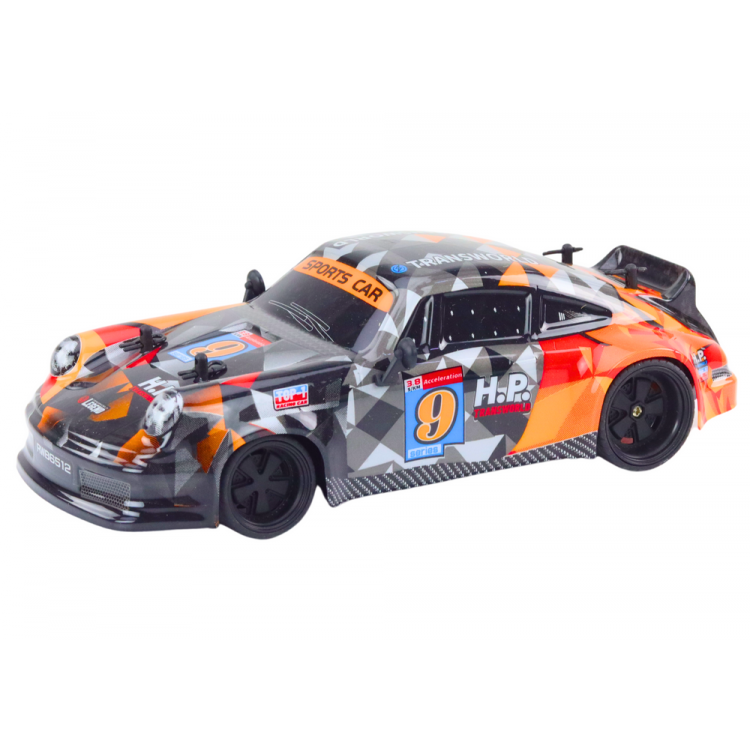 Športové autíčko Drift na diaľkové ovládanie 1:18 - oranžové